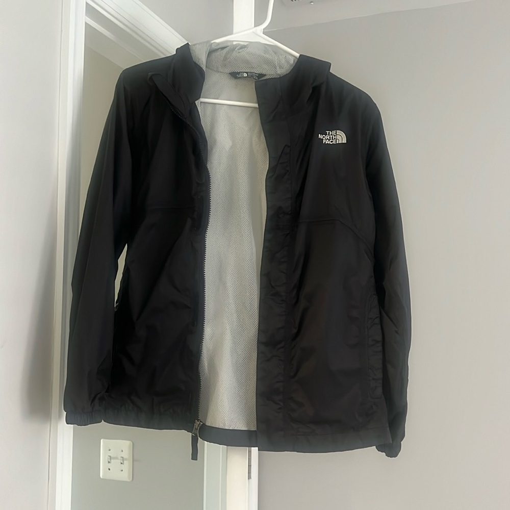 North Face Girls rain jacket 14/16